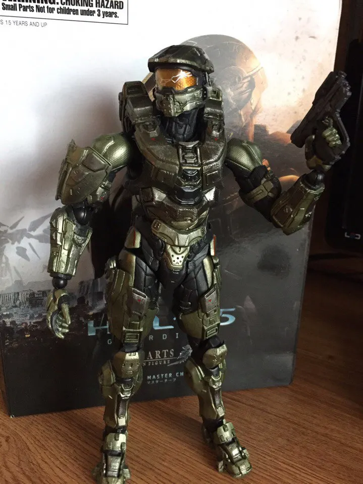 Экшн-фигурка из ПВХ Play Arts KAI HALO 5 стражи No.1 Коллекционная модель игрушки 26 см |