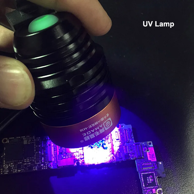 USB УФ лампа для отверждения клея 5 Вт Светодиодная ультрафиолетовая зеленая