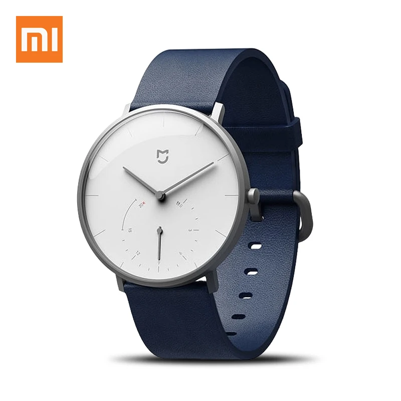 

Original Xiaomi Mijia Mi Quartz Smart Watch 3ATM Waterproof Double Dials Vibration Alarm Sport Pedometer Sensor World Time