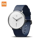 Оригинальные кварцевые Смарт-часы Xiaomi Mijia Mi 3ATM водонепроницаемые двойные циферблаты вибросигнал спортивный шагомер датчик мирового времени