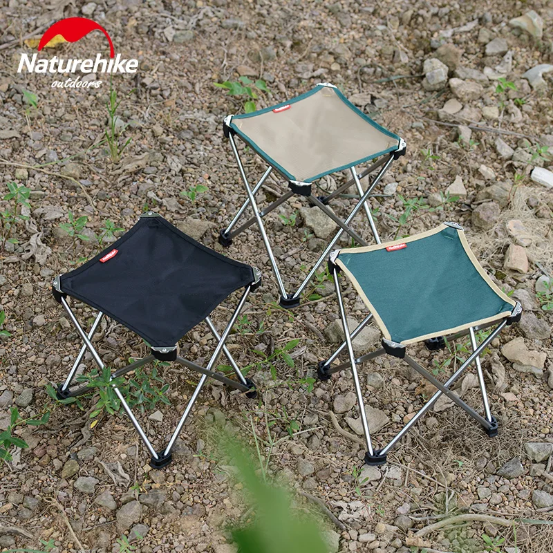 Naturehike светильник, односекционный уличный табурет, компактный портативный алюминиевый складной рыбацкие стулья, маленький табурет для кемпинга, Складное Сиденье