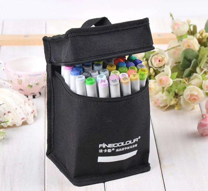 Finecolour EF101 160 цветов Профессиональный эскиз двуглавый художественные маркеры для анимации/ландшафта/промышленного дизайна