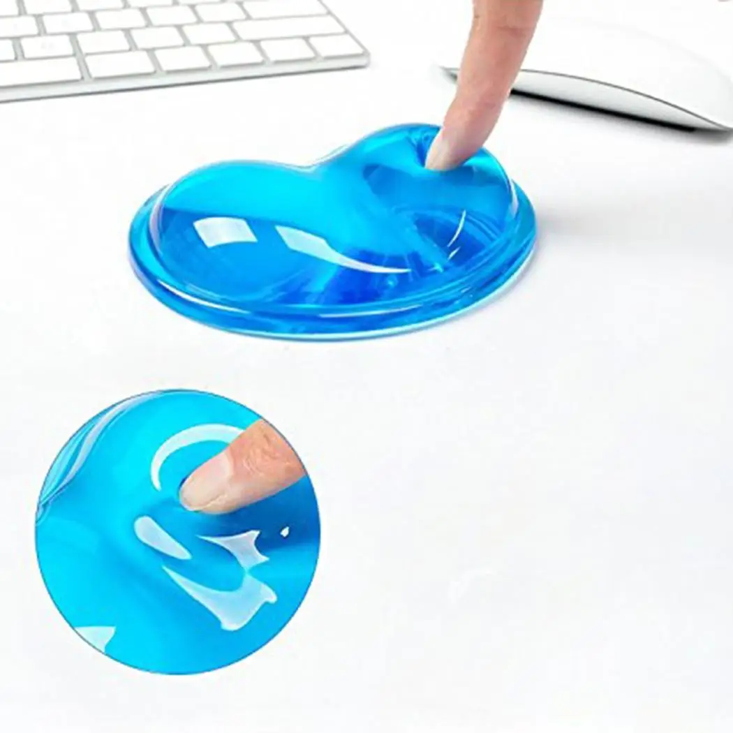 Silicone Gel Wrist Rest Cushion Heart-shaped Ergonomic Solid Mouse Pad Hand Home Office Pillow | Компьютеры и офис