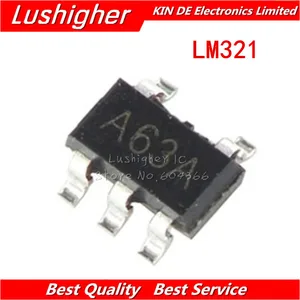 20PCS LM321 LM321MF SOT23 LM321MFX SOT-23 SOT23-5 Low Single Op Amp New Original