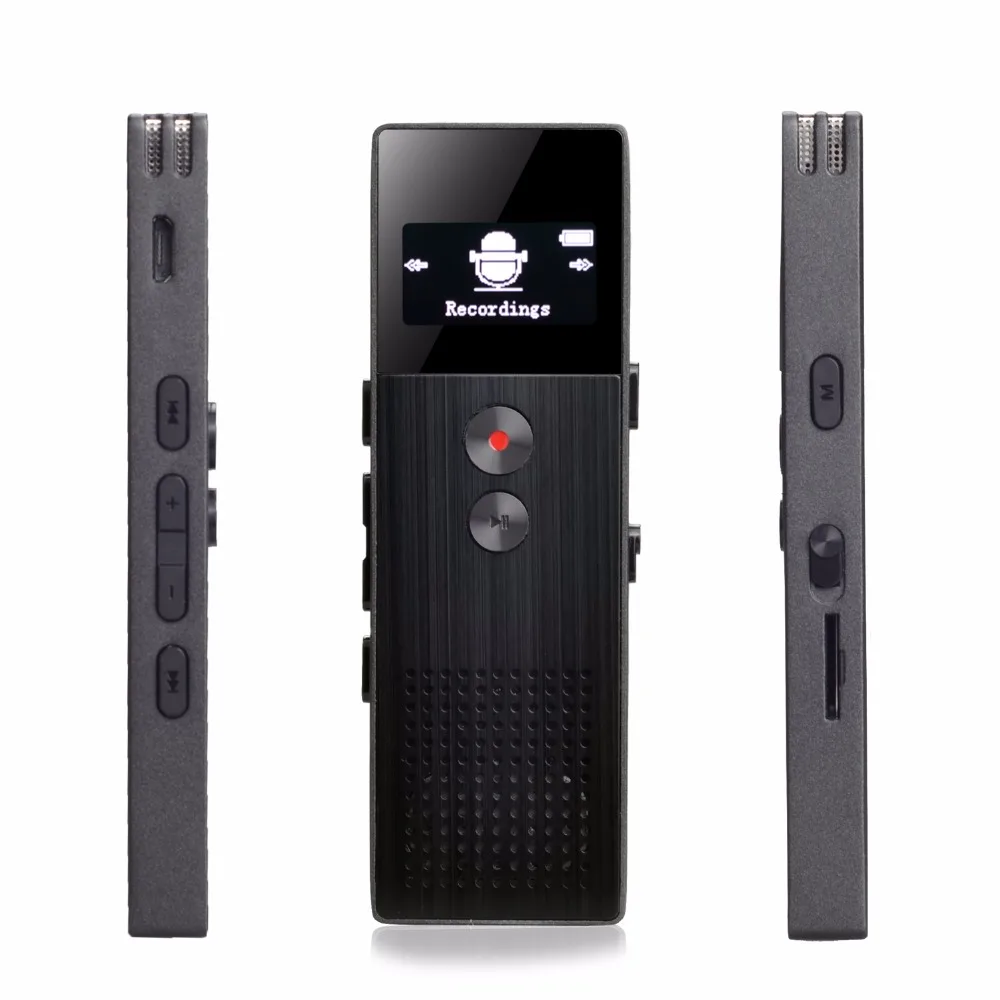 Профессиональный голосовой цифровой диктофон 8 Гб USB ручка fm радио PCM 1536 кбит/с без