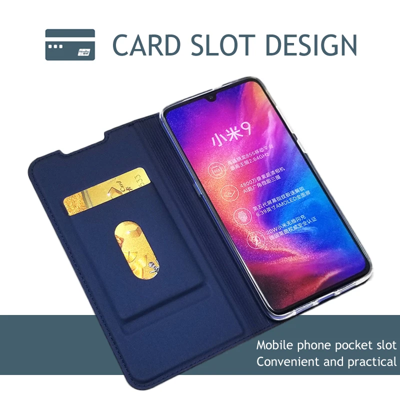 Для Xiaomi Mi 9 чехол ZROTEVE PU кожаный магнитный чехол с подставкой чехлы для телефонов, визитницы для Xiaomi Mi 9 SE откидной Чехол