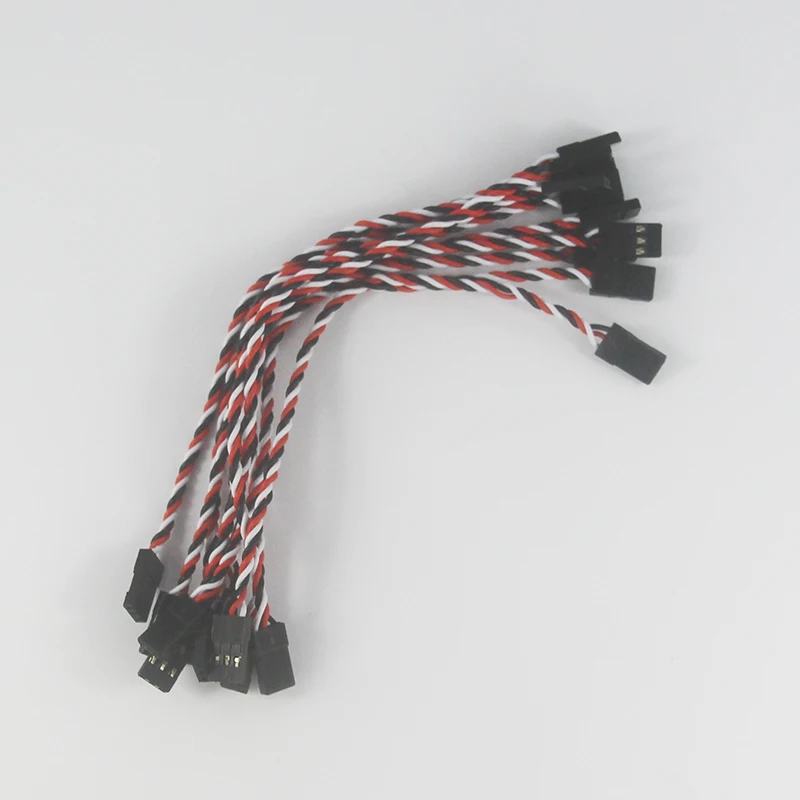 OliYin 20 шт. 15 см 150 мм 26AWG 30 ядер Futaba JR Штекерный с защитой от помех сервоудлинитель