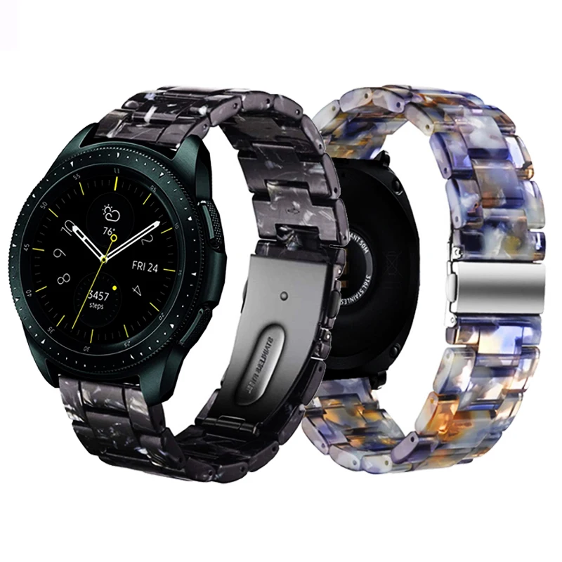 Ремешок полимерный для наручных часов браслет samsung galaxy watch active 2 S2 classic 42 мм amazfit GTR