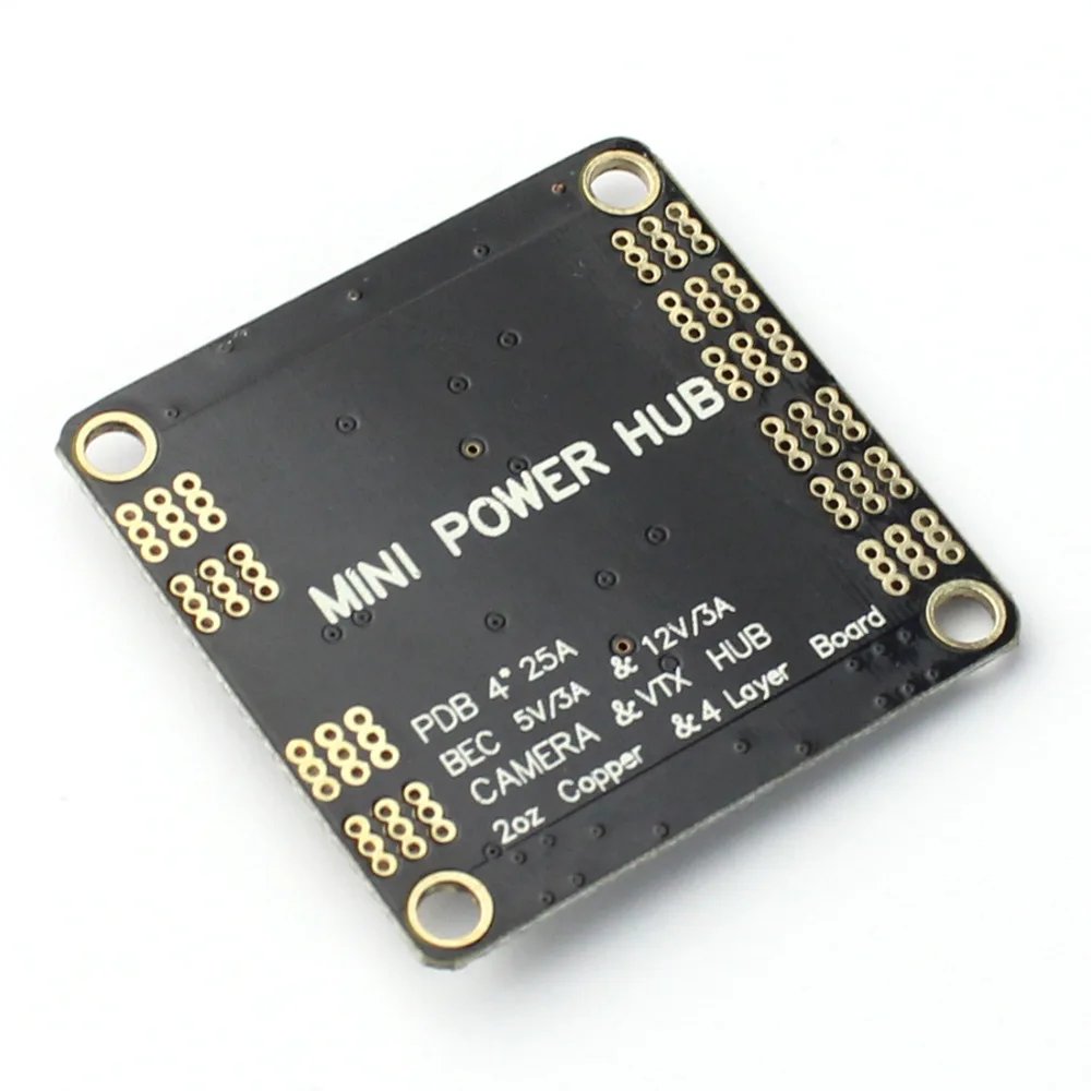 F16892 4 шт Мини концентратор питания распределительная плата PDB с BEC 5V & 12V для FPV 250