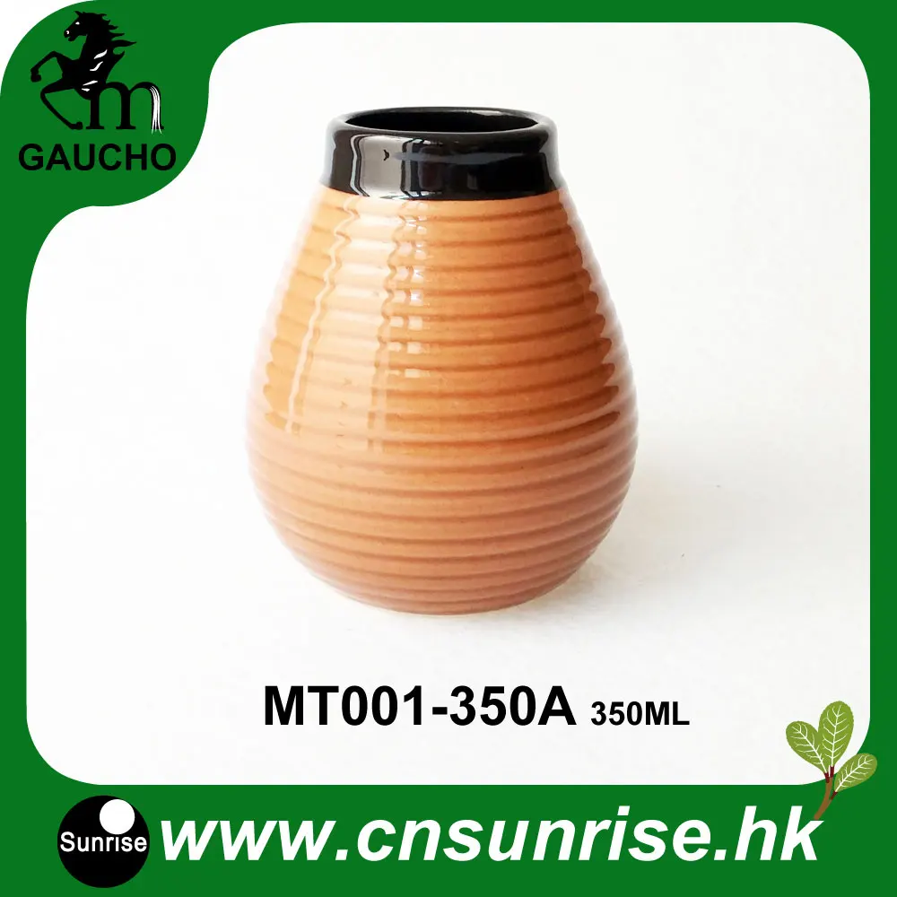 1 шт./лот Argentina Yerba mate Calabash Gourds керамические Матовые чашки приятный внешний вид Лидер продаж MT001-350A