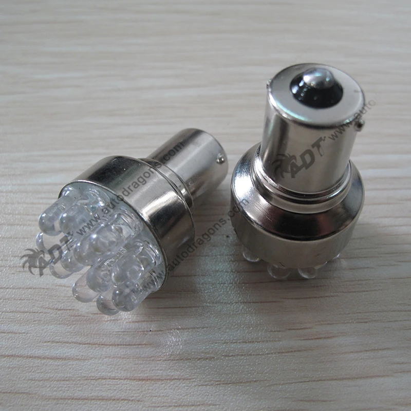 100 шт. Flasher пинбол Светодиодный лампочки AC 12V 1156 Ba15s #89 lager байонетная база яркий без