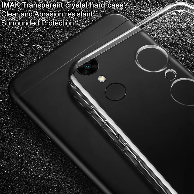 Redmi 5 Чехол IMAK износостойкие II Pro Прозрачный Кристалл Жесткий телефона чехол для