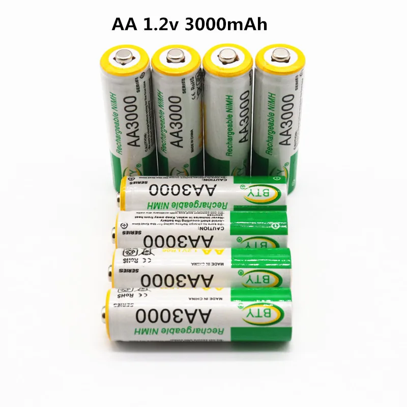 4 шт. Daweikala AA 3000 1 2 в качественная аккумуляторная батарея мАч Ni MH перезаряжаемая 2A
