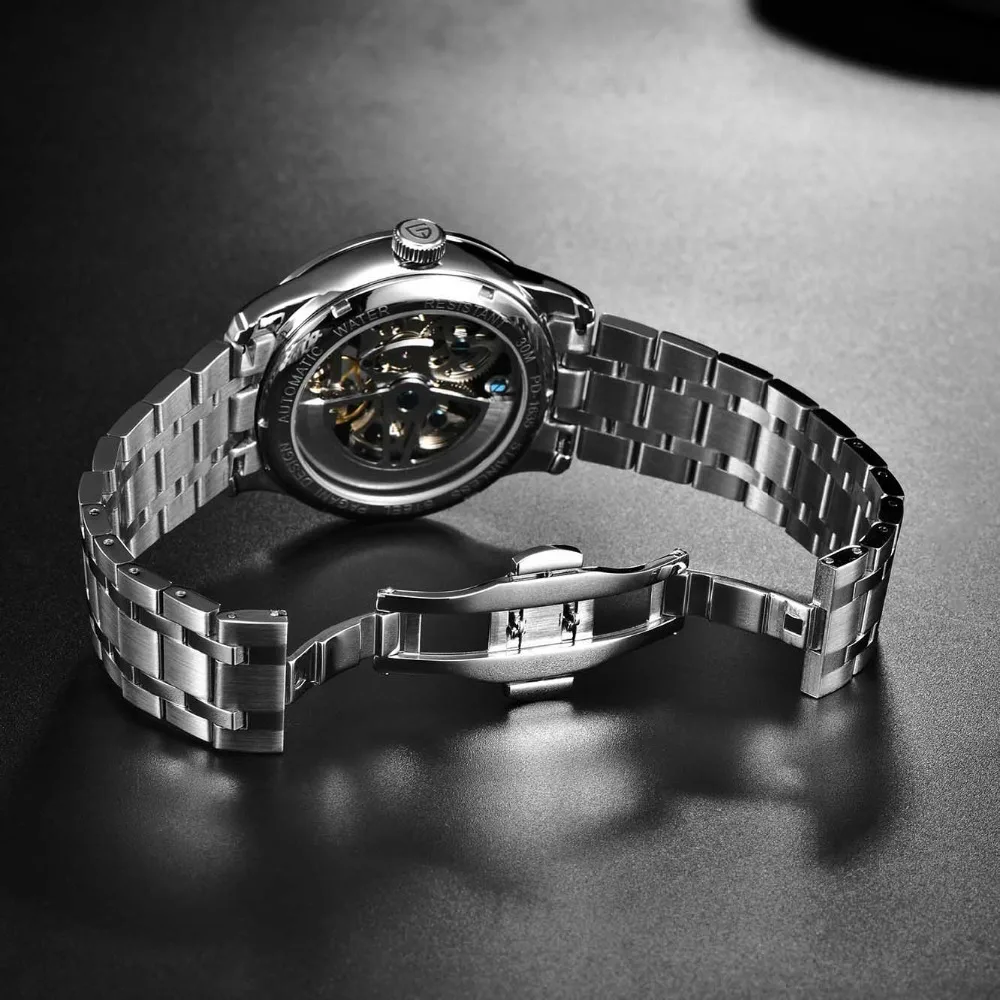 

Luxury Brand PAGANI DESIGN New Men's Mechanical Watch Men's Stainless Steel Strap Sports Waterproof Fashion Watch