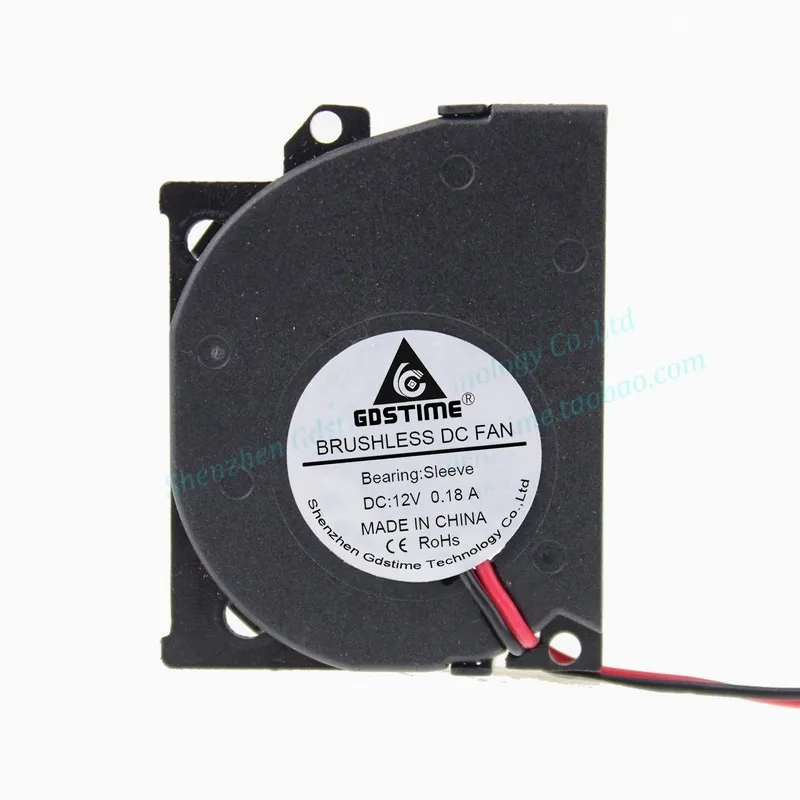 Новый оригинальный DC12V 50 мм x 40 5 см двойной шарикоподшипник воздуходувка турбо
