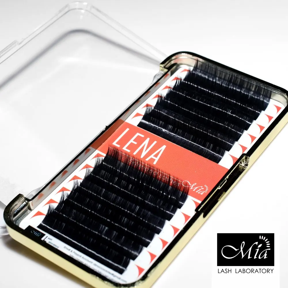 [9D 0 05 C/D 8 15 мм] LENA 9D Россия объем ресниц супер мягкий отдельных ресниц|volume lashes