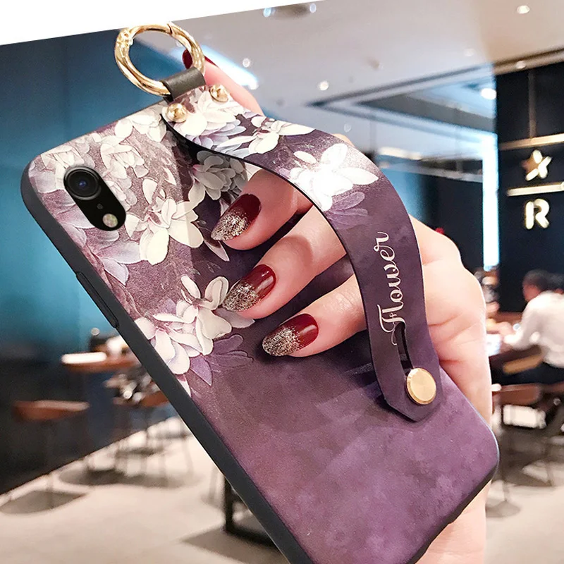 Чехол для huawei Honor 8X Honor 10 Lite Honor 9 Lite Y7 Prime Y9 задняя крышка с ремешком P20 Lite P20 Pro mate 20 Lite