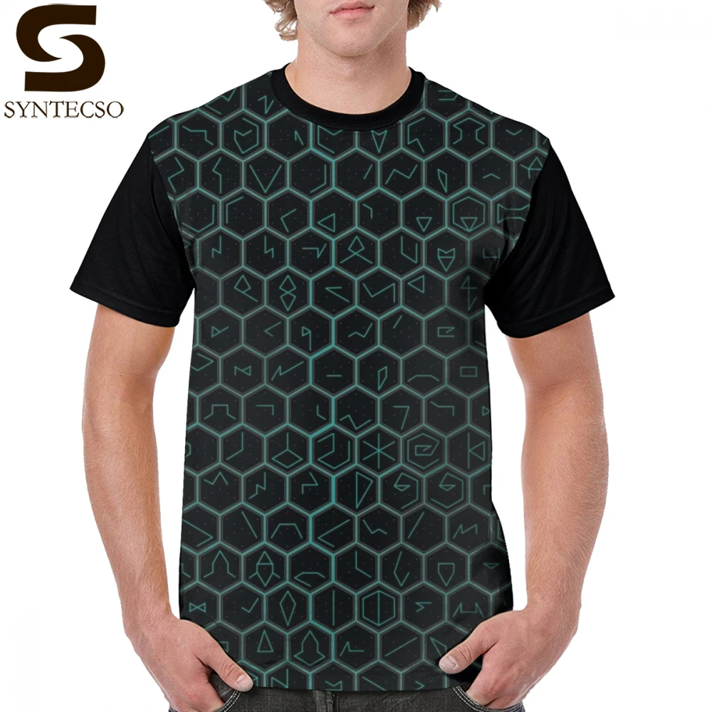 Футболка Ingress с изображением глифсерии футболка коротким рукавом и из полиэстера