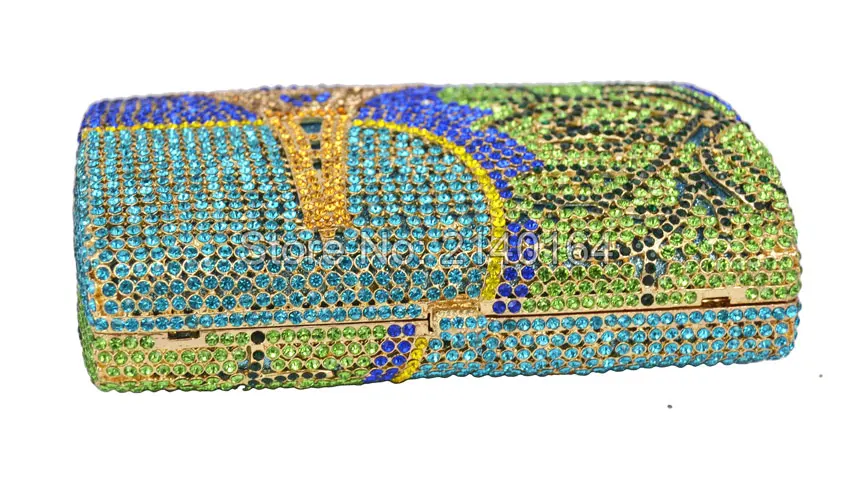 Элегантная ценная Роскошная вечерняя сумочка с кристаллами и стразами для