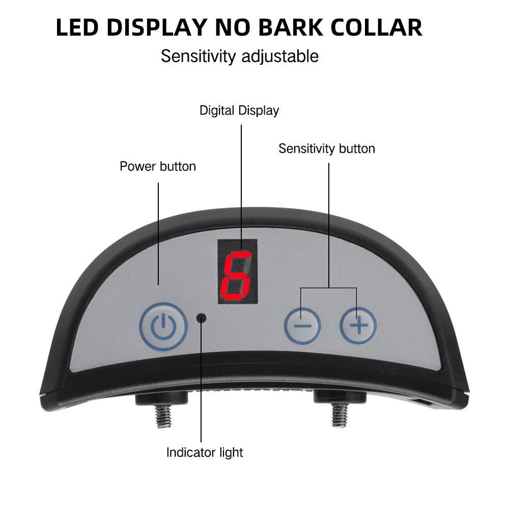 Водонепроницаемый кинологический Ошейник электрическим анти кора воротник