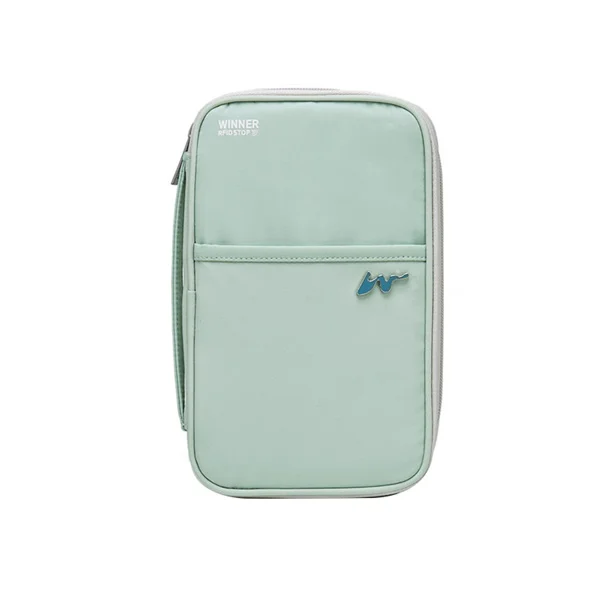 Light Green Mihawk дорожный кошелек для паспорта, держатель для женщин, многофункциональная посылка для кредитных карт, ID, для хранения документов, клатч, аксессуары, поставка - Цвет: Light Green