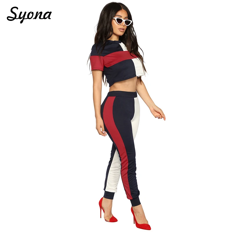 Женский комплект из 2 предметов укороченный топ в полоску костюм двух с коротким