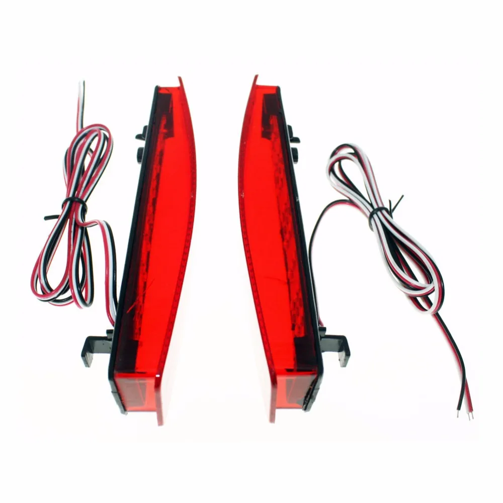 rear bumper reflector lights for Toyota RAV4/PREVIA/Alphard 2010 car styling led red Auto Tail light parking warning lamp | Автомобили и