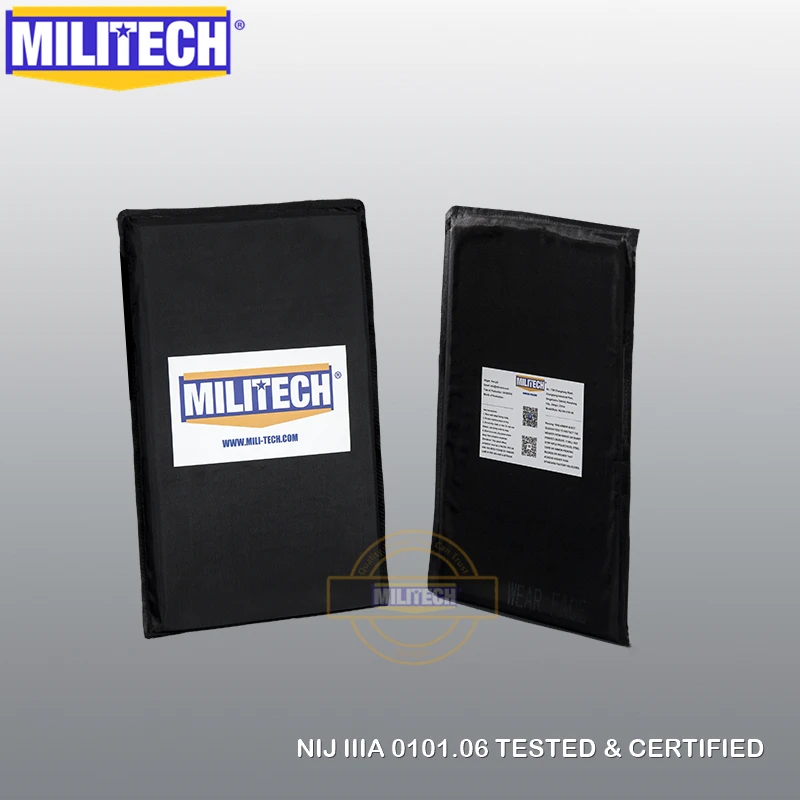 MILITECH 6 ''x 10'' NIJ IIIA 0101 06 &amp 07 HG2 набор пар арамидная мягкая пуленепробиваемая