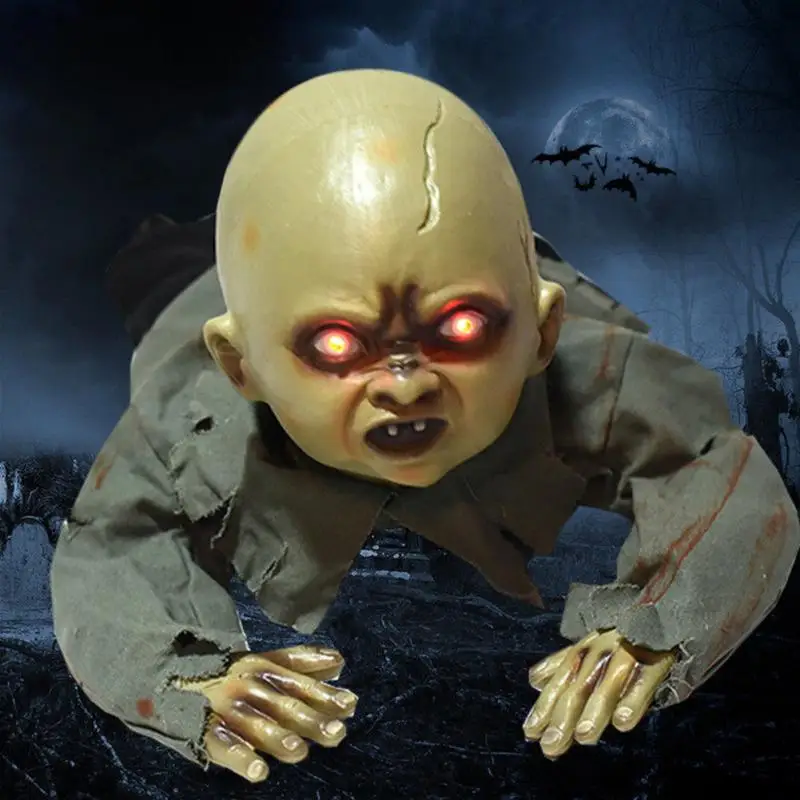 Смола с привидениями зомби опора ползать ребенка анимированные свойства скелет