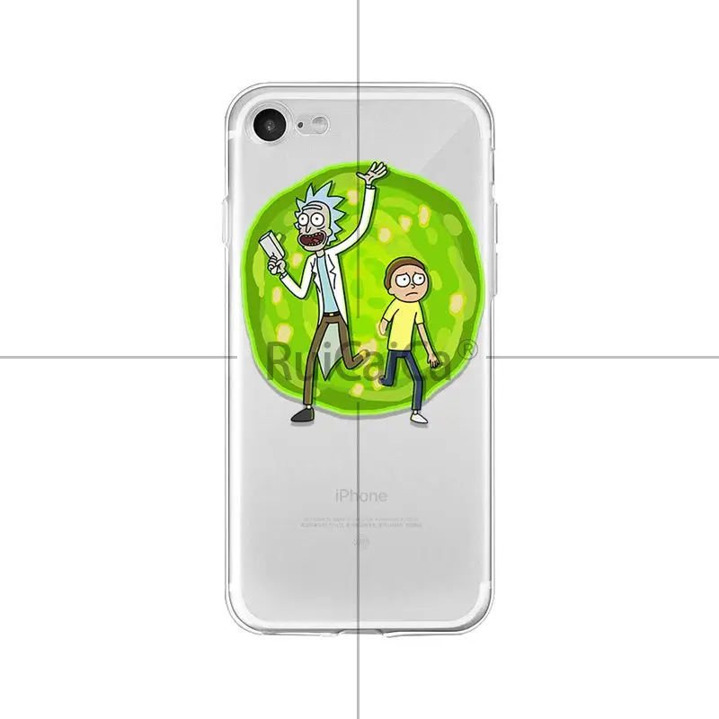 Ruicaica Забавный Rick and Morty ТПУ Мягкий силиконовый чехол для телефона Apple iPhone 8 7 6 S Plus X XS