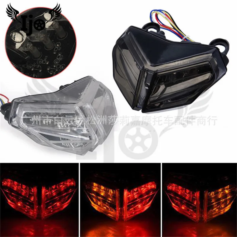Motorcycle refitted 12v high quality led taillight brake light signal lamp 2008 - 10 year for Du Kadi 84 |