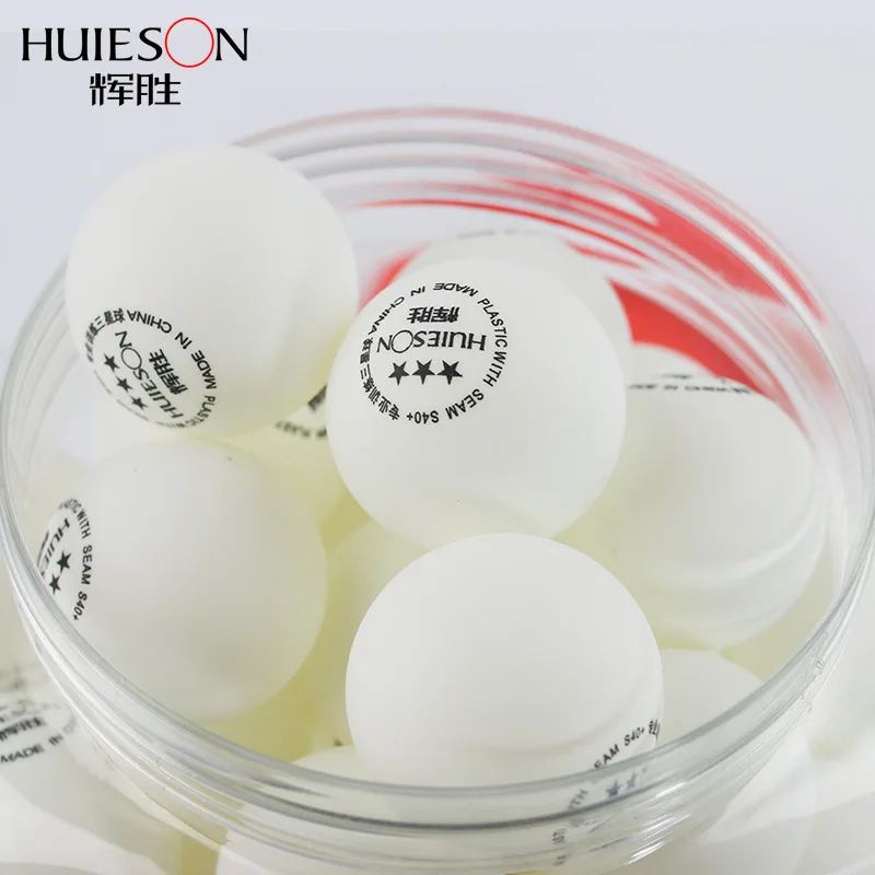 Huieson 60pcsbarrel ABS Пластик мячи для настольного тенниса 3 звезды шарики пинг понга