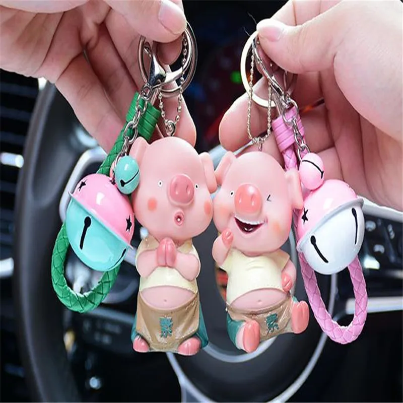 Творческий милый мультфильм свинья Белл брелок кулон плюшевые игрушки Дамы