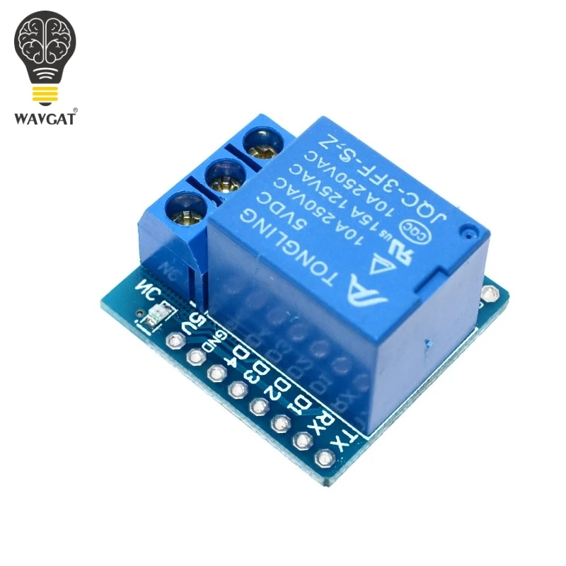 Релейный модуль для D1 MINI 5V высокоуровневый триггер Один 1 канальный релейный