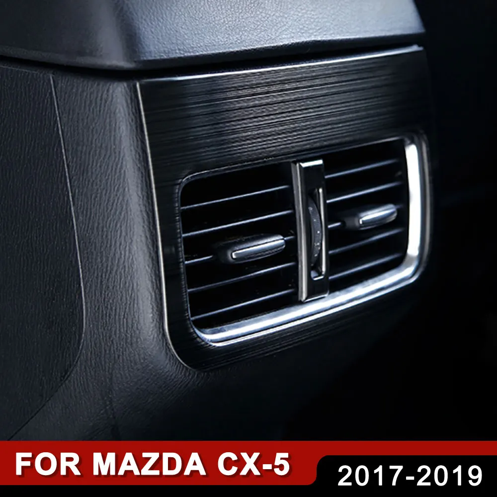 Автомобильный подлокотник кондиционер на выходе рамка Накладка для Mazda CX 5 CX5 2017