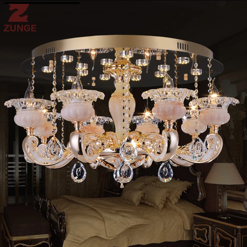 Современная хрустальная люстра для гостиной люстры de cristal Z179 из цинкового сплава