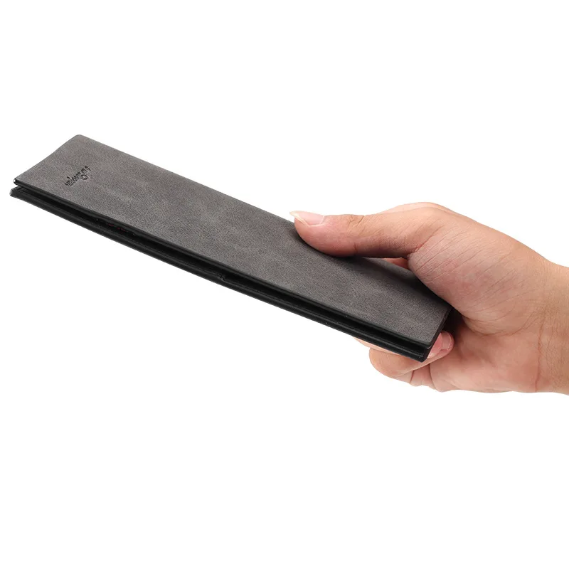 Супертонкий мужской кошелек брендовый дизайнерский классический винтажный