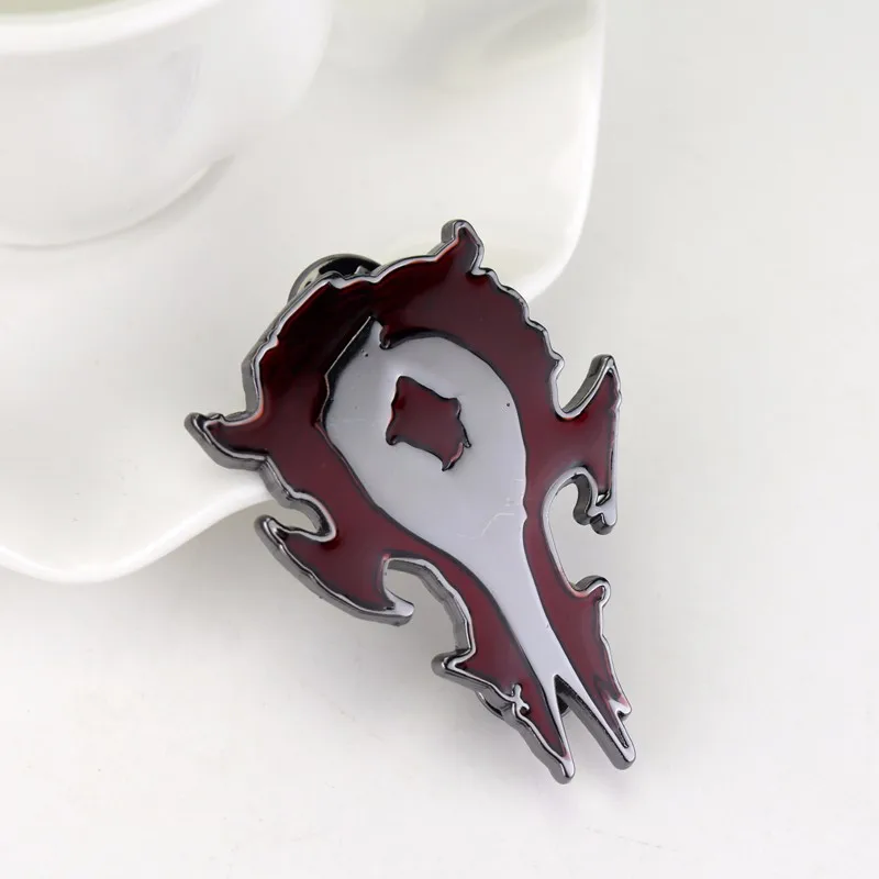 4 стиля новая мода игра фильм WOW сплав металлический значок брошь DOTA Alliance Орда Косплей брошь булавки для украшения для футболки