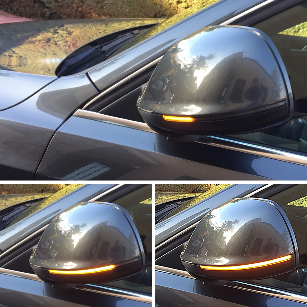 

Dynamic Turn Signal Led Side Rearview Mirror Indicator Blinker Repeater Light For Audi Q5 Sq5 8r 2010-2017 Q7 Facelift 2010-2015