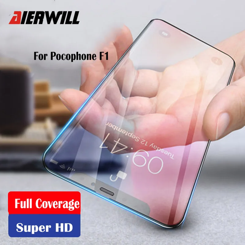 Стекло для Pocophone F1 закаленное стекло полное покрытие 9H Премиум Защита экрана Xiaomi