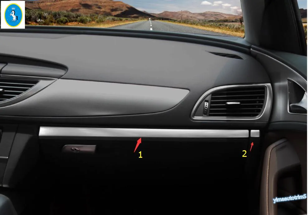 Для Audi A6 2012 2016 нержавеющая сталь центральный пульт управления приборная панель