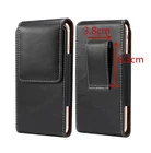 Универсальный модный кожаный чехол 4,7-6,9 дюйма для iPhone Samsung Huawei Xiaomi с держателем для карт, зажим для ремня