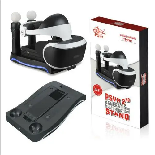 Вертикальная подставка 4 в 1 PS VR 2-го поколения PS4 коннектор для хранения очков