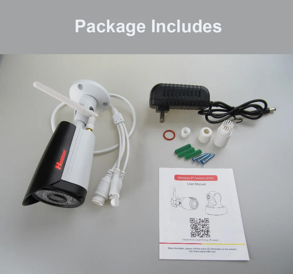 Английская Версия IPC 2.0MP ИК 20 М IP66 встроенный WI FI SD слот для карт Onvif P2P Сети