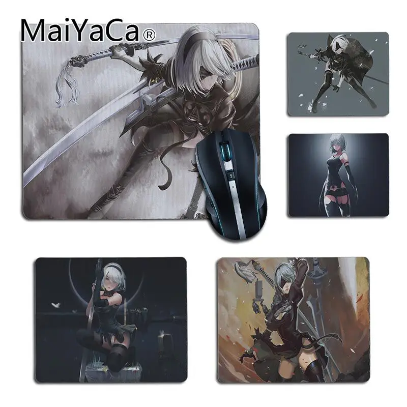 MaiYaCa NieR Automata YoRHa Противоскользящий прочный резиновый коврик для мыши Dota2 CS игровой