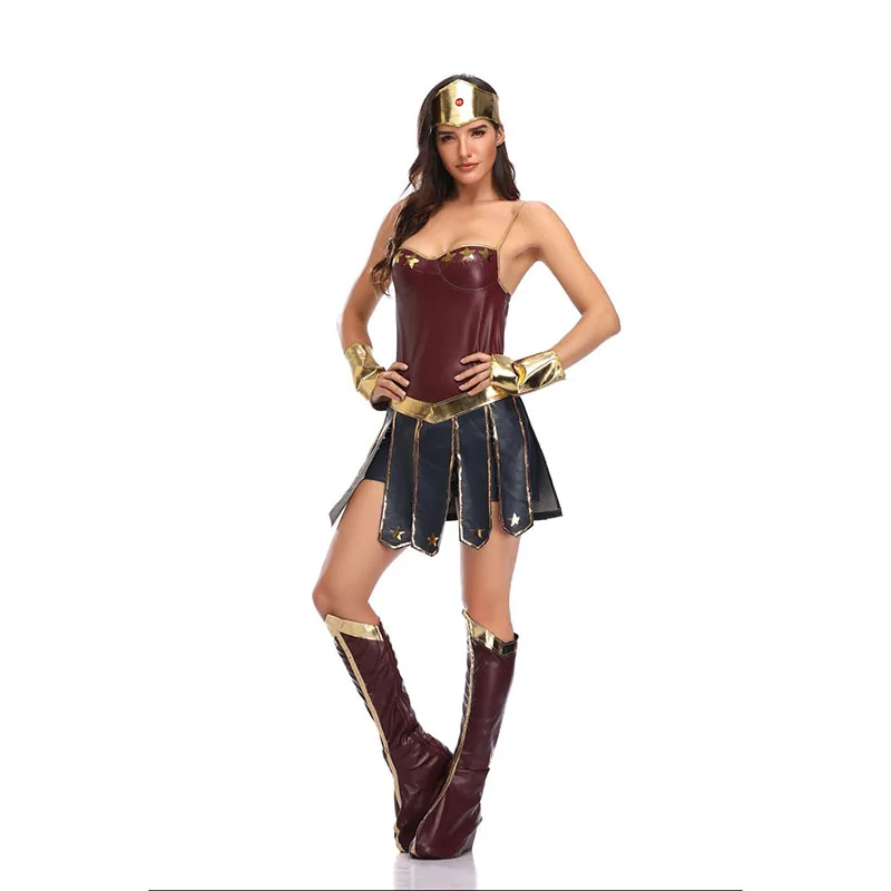 Женский костюм для Хэллоуина Delxe косплея Wonder women супергероев Лиги справедливости