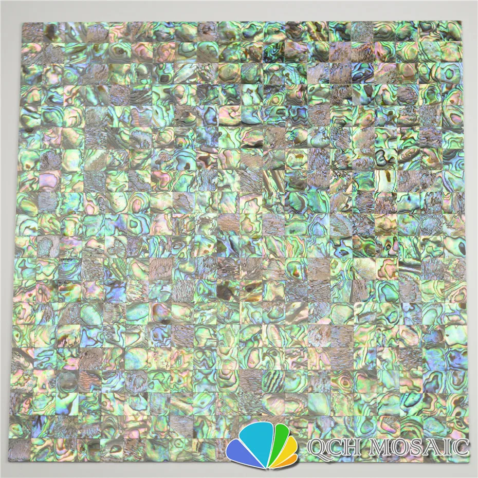Новая Зеландия abalone paua shell бесшовная перламутровая мозаичная плитка для дома