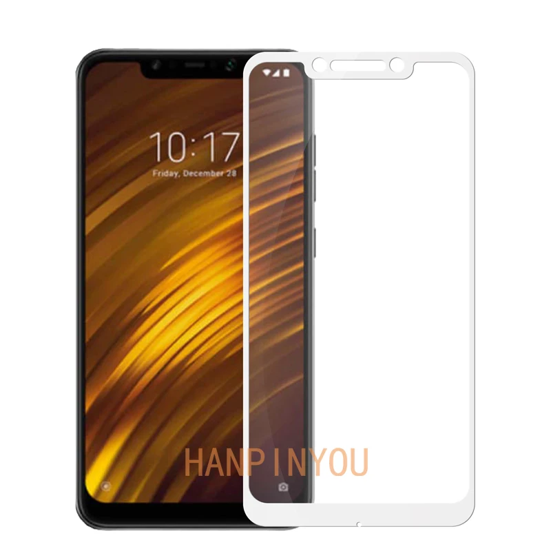 10 шт./лот для Xiaomi Pocophone F1 / Poco 6 18 дюйма 5D полное клеевое Покрытие Закаленное стекло