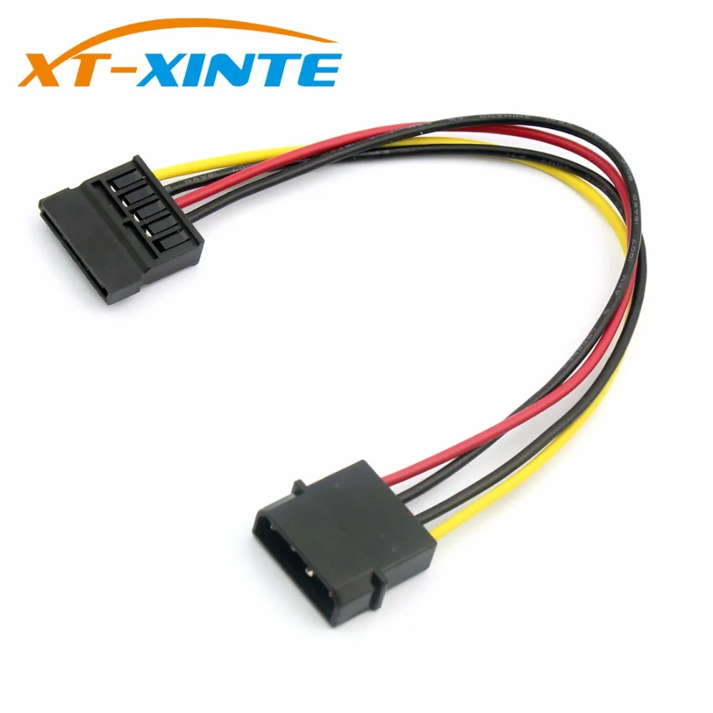 Кабель питания с 4 контактами IDE на SATA адаптер 15 штырьков 20 см для майнинга Litcoin