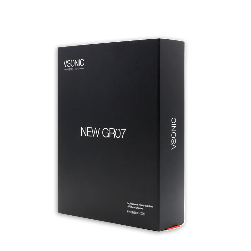 VSONIC 2018 Новый GR07 низкий импеданс наушники вкладыши 32ohm динамический Шум изоляция Hi